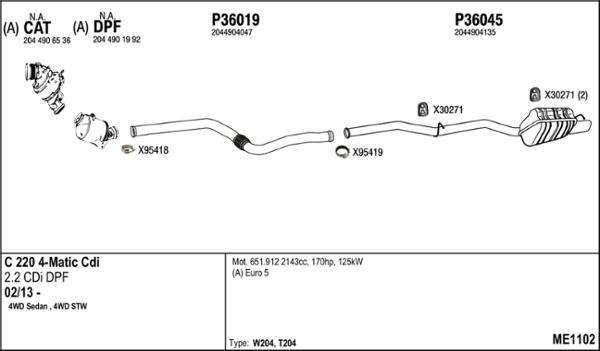 Fenno ME1102 - Ispušni sistem www.molydon.hr