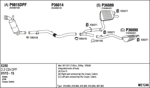 Fenno ME1246 - Ispušni sistem www.molydon.hr