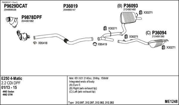 Fenno ME1248 - Ispušni sistem www.molydon.hr