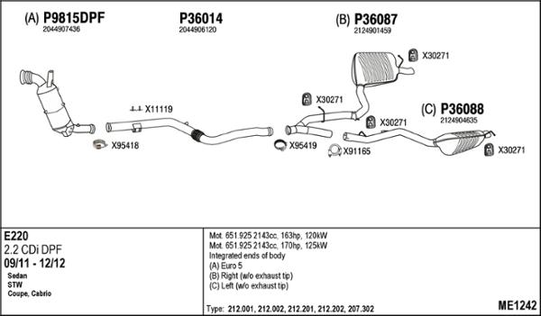Fenno ME1242 - Ispušni sistem www.molydon.hr
