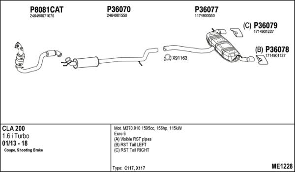 Fenno ME1228 - Ispušni sistem www.molydon.hr