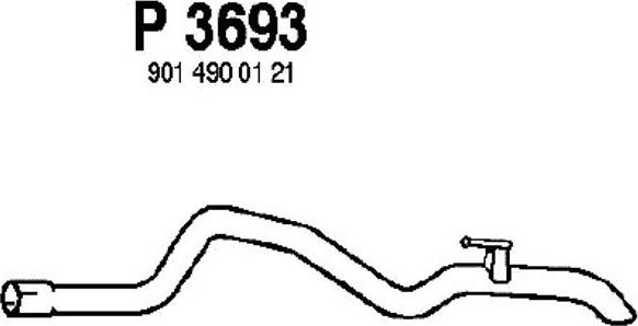 Fenno P3693 - Ispušna cijev www.molydon.hr