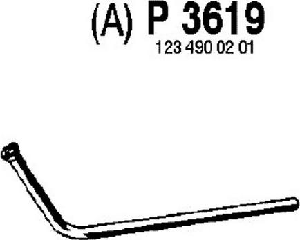 Fenno P3619 - Ispušna cijev www.molydon.hr