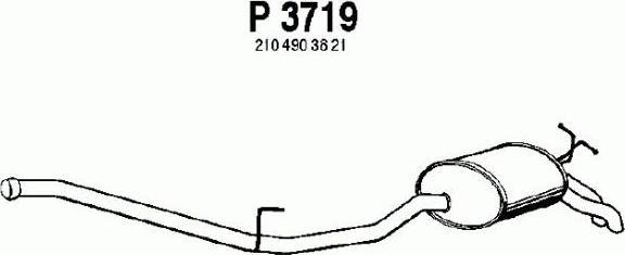 Fenno P3719 - Zadnji Ispušni lonac www.molydon.hr
