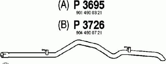 Fenno P3726 - Ispušna cijev www.molydon.hr