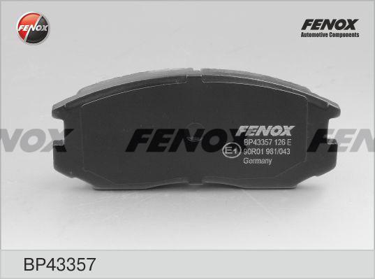 Fenox BP43357 - Komplet Pločica, disk-kočnica www.molydon.hr