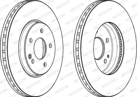 Ferodo DDF985 - Kočioni disk www.molydon.hr