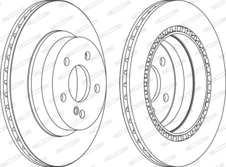 Ferodo DDF1672C - Kočioni disk www.molydon.hr