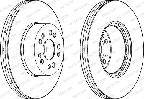 Ferodo DDF1061C-1 - Kočioni disk www.molydon.hr