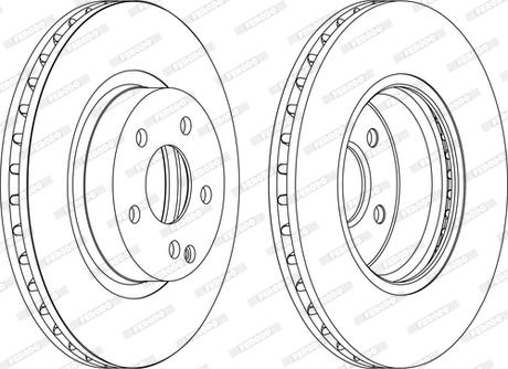Ferodo DDF1263C-1-D - Kočioni disk www.molydon.hr