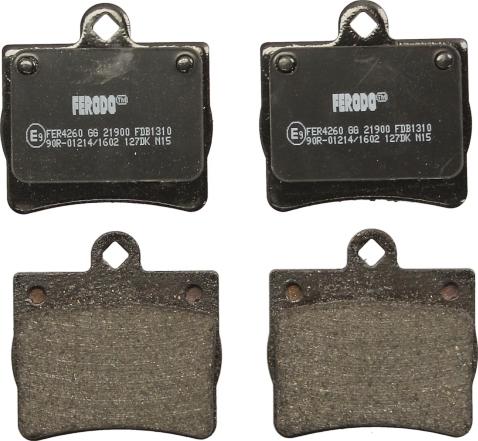 Ferodo FDB1310 - Komplet Pločica, disk-kočnica www.molydon.hr