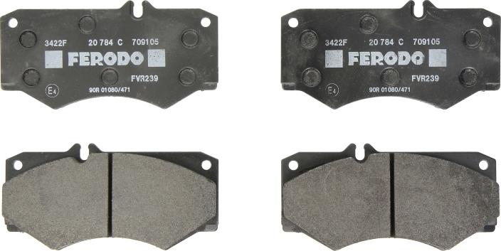 Ferodo FVR239 - Komplet Pločica, disk-kočnica www.molydon.hr