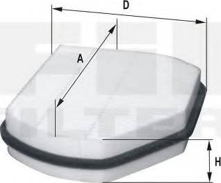 FIL Filter HCK 7058 - Filter kabine www.molydon.hr