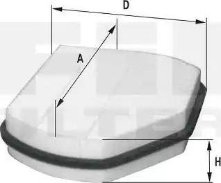 FIL Filter HCK 7037 - Filter kabine www.molydon.hr