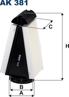 Filtron AK 381 - Filter za zrak www.molydon.hr