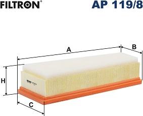 Filtron AP 119/8 - Filter za zrak www.molydon.hr