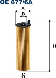 Filtron OE 677/6A - Filter za ulje www.molydon.hr