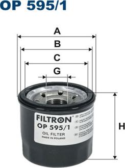 Filtron OP595/1 - Filter za ulje www.molydon.hr