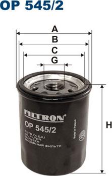 Filtron OP545/2 - Filter za ulje www.molydon.hr