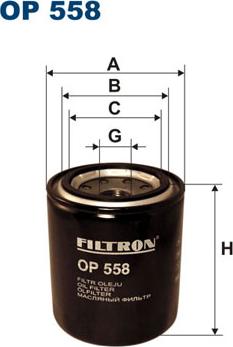 Filtron OP558 - Filter za ulje www.molydon.hr