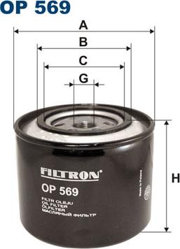 Filtron OP569 - Filter za ulje www.molydon.hr