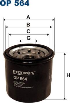 Filtron OP564 - Filter za ulje www.molydon.hr