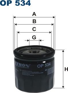 Filtron OP534 - Filter za ulje www.molydon.hr