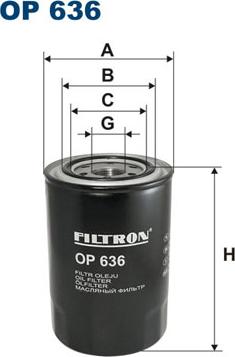 Filtron OP636 - Filter za ulje www.molydon.hr