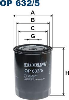 Filtron OP632/5 - Filter za ulje www.molydon.hr