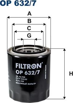 Filtron OP632/7 - Filter za ulje www.molydon.hr