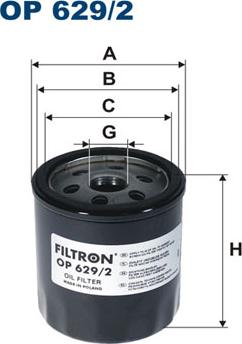 Filtron OP629/2 - Filter za ulje www.molydon.hr