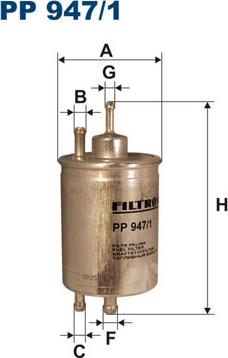 Filtron PP947/1 - Filter za gorivo www.molydon.hr