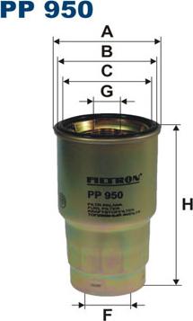 Filtron PP950 - Filter za gorivo www.molydon.hr