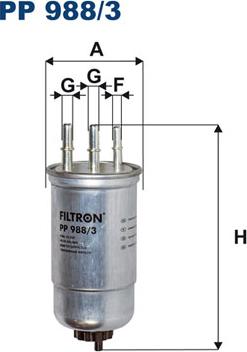 Filtron PP988/3 - Filter za gorivo www.molydon.hr
