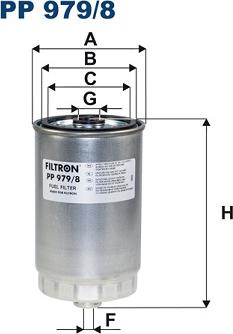 Filtron PP 979/8 - Filter za gorivo www.molydon.hr