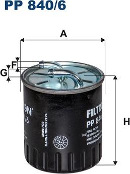 Filtron PP840/6 - Filter za gorivo www.molydon.hr