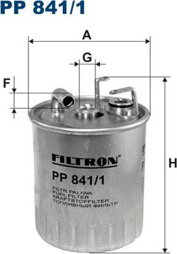 Filtron PP841/1 - Filter za gorivo www.molydon.hr