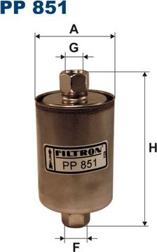 Filtron PP851 - Filter za gorivo www.molydon.hr