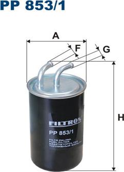 Filtron PP853/1 - Filter za gorivo www.molydon.hr