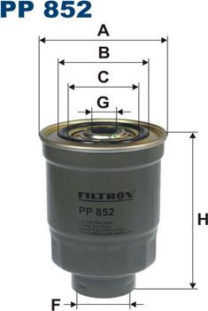 Filtron PP852 - Filter za gorivo www.molydon.hr