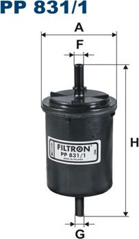 Filtron PP831/1 - Filter za gorivo www.molydon.hr