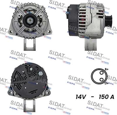 Fispa A12BH0936A2 - Alternator www.molydon.hr