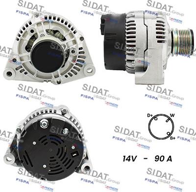 Fispa A12BH0552A2 - Alternator www.molydon.hr