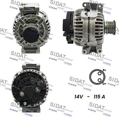 Fispa A12BH0140A2 - Alternator www.molydon.hr