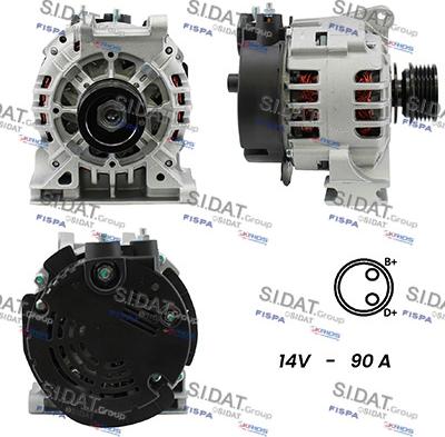 Fispa A12VA0083A2 - Alternator www.molydon.hr