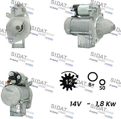 Fispa S12DE0678 - Starter www.molydon.hr