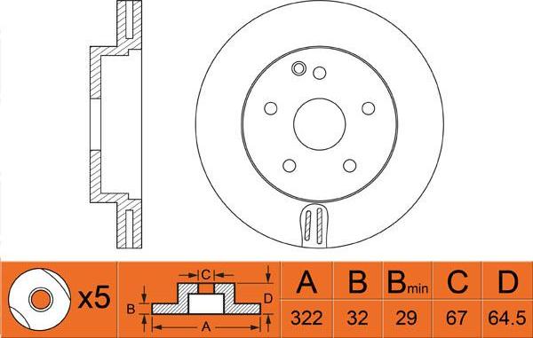 FIT FR0569V - Kočioni disk www.molydon.hr
