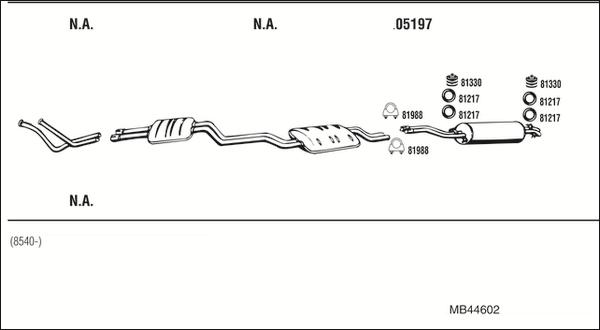 Fonos MB44602 - Ispušni sistem www.molydon.hr