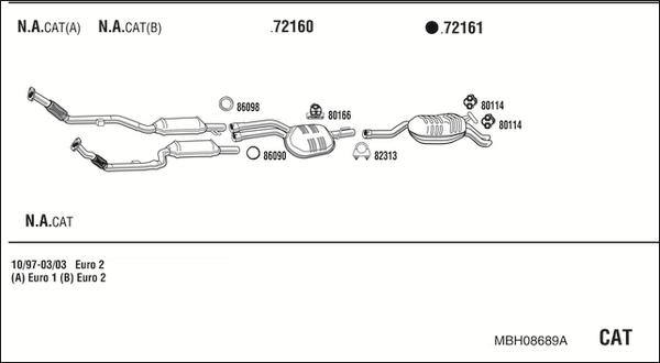 Fonos MBH08689A - Ispušni sistem www.molydon.hr