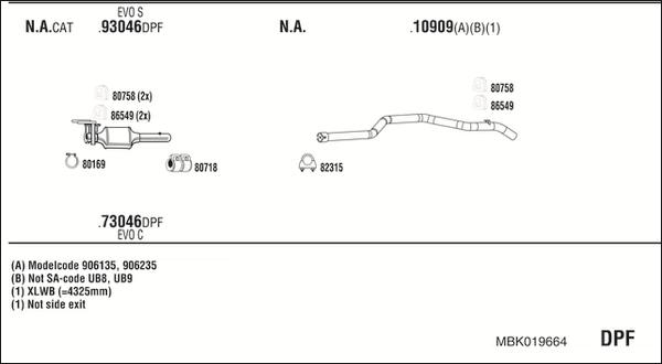 Fonos MBK019664 - Ispušni sistem www.molydon.hr